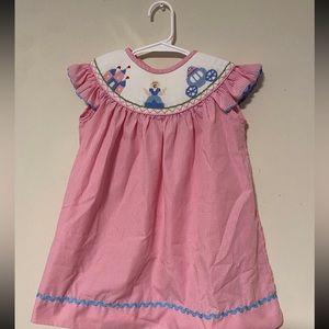 Stitchy Fish Smocked Cinderella Dress